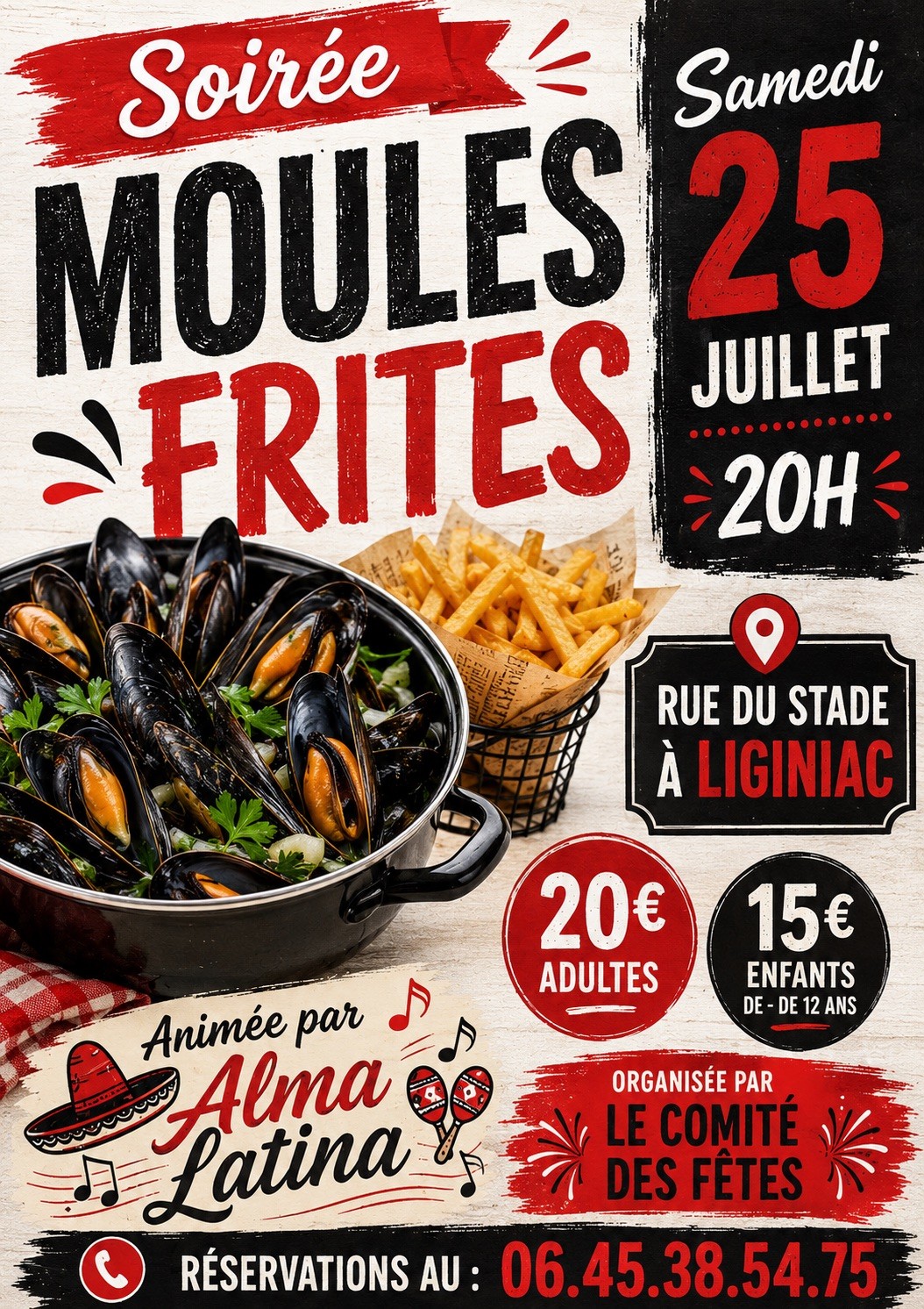 Soirée moules frites