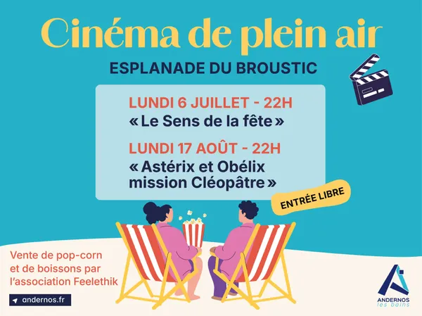 Cinéma de plein air : "Astérix et Obélix "mission cléôpatre"