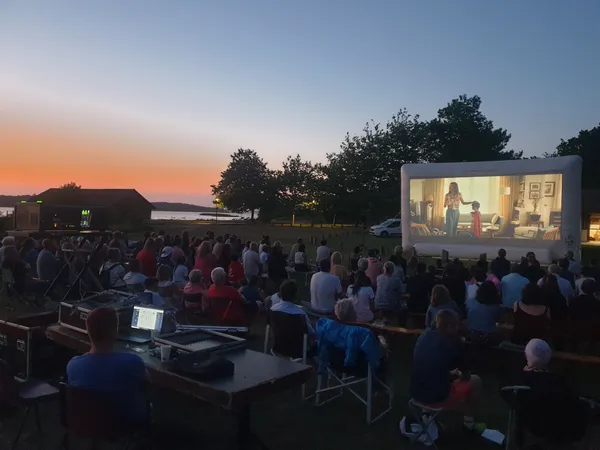 Cinéma en plein air au Musée de l'Hydraviation
