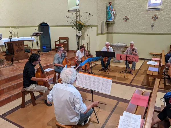 Concert de viole de gambe de fin de stage