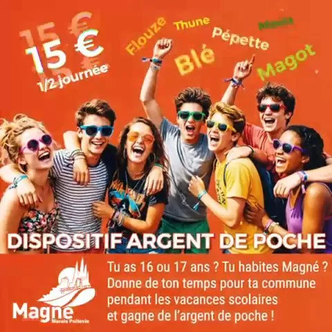 Mission Argent de poche à Magné