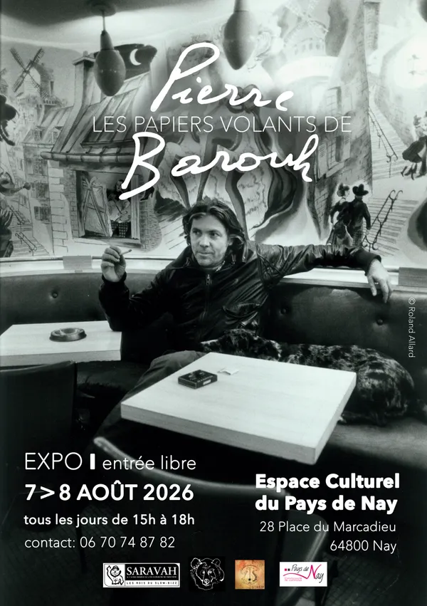 Exposition "Les papiers volants de Pierre Barouh"