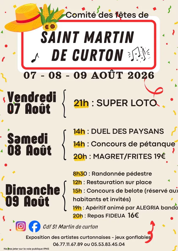 Saint-Martin-Curton en fête