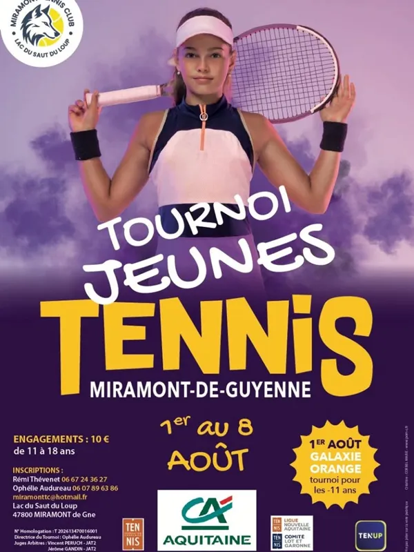 Tournoi de tennis - jeunes