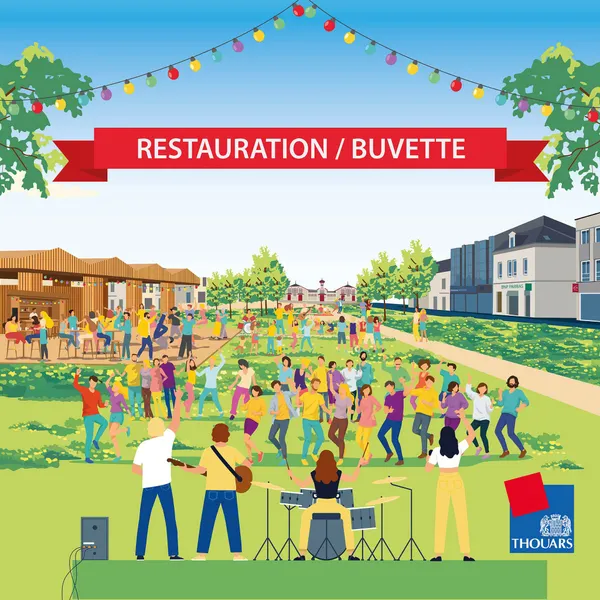 Inauguration des places Flandres Dunkerque et Lavault à Thouars