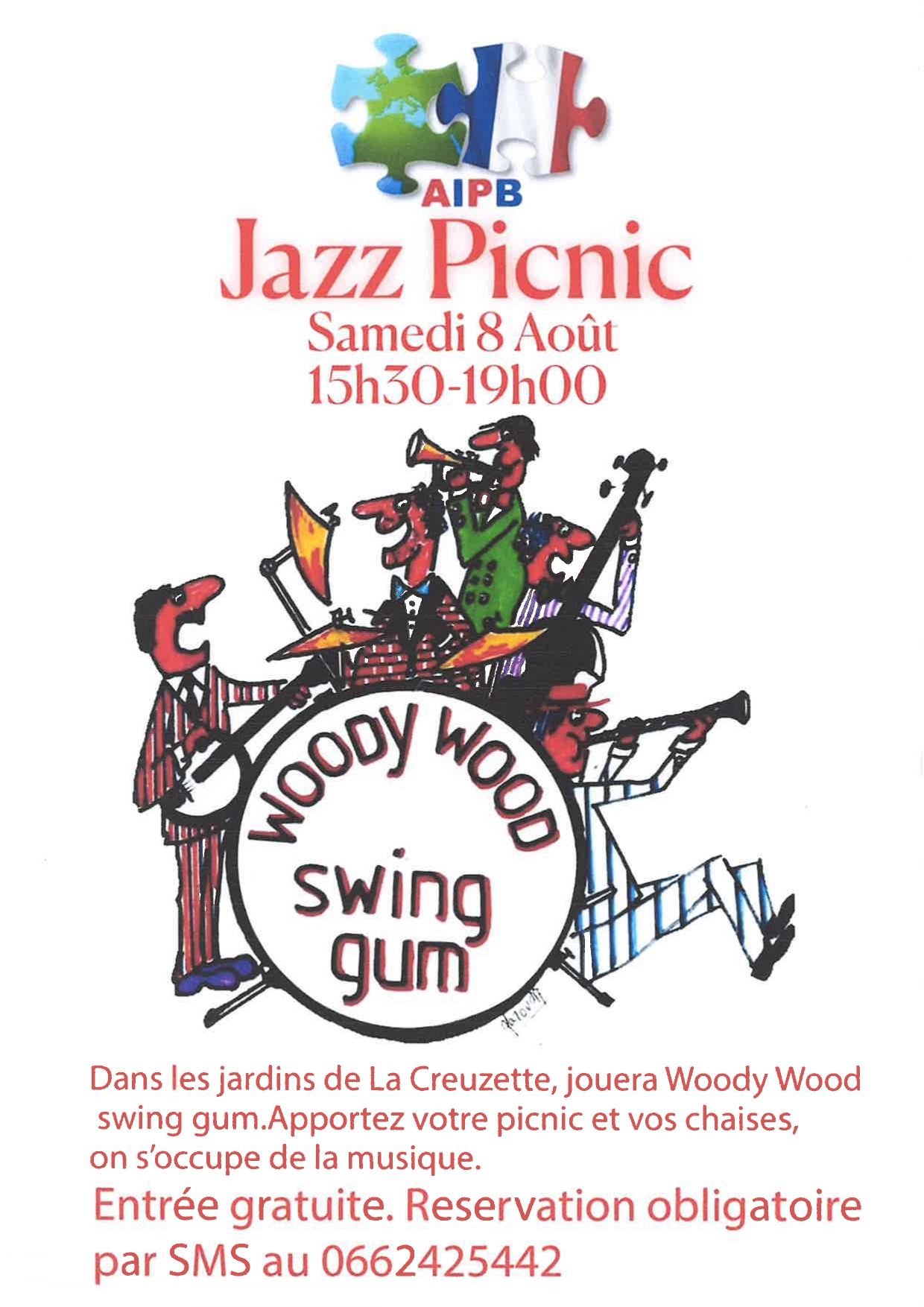 Jazz Picnic avec Woody Wood Swing Gum