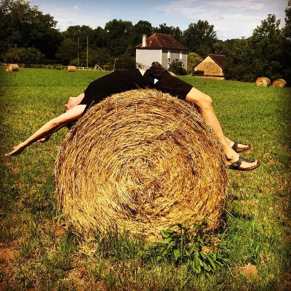 Cours de yoga en été