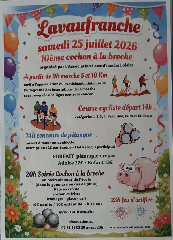 10ème cochon à la broche