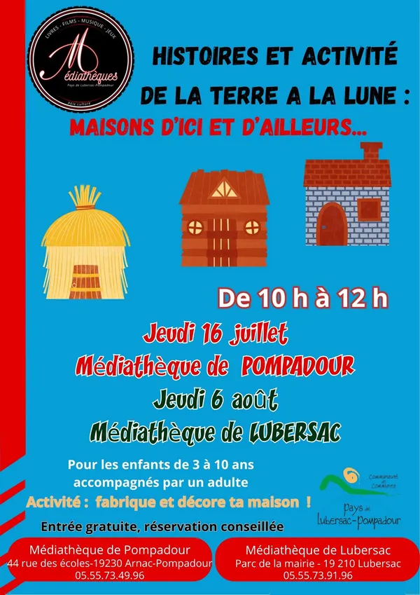 Histoires et activité : Maisons d'ici et d'ailleurs