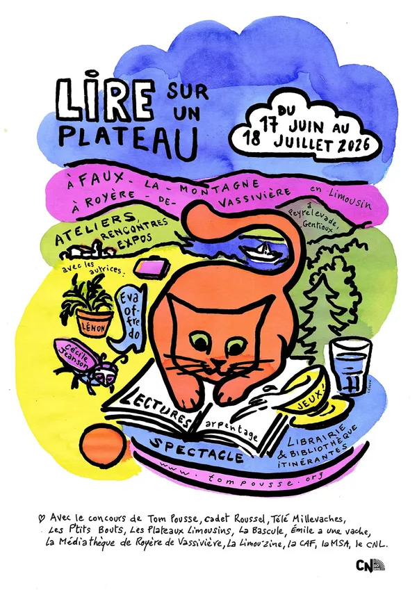 Lire sur le plateau