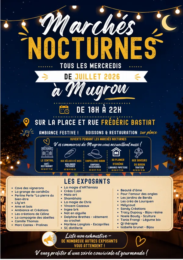 Marché nocturne de Mugron