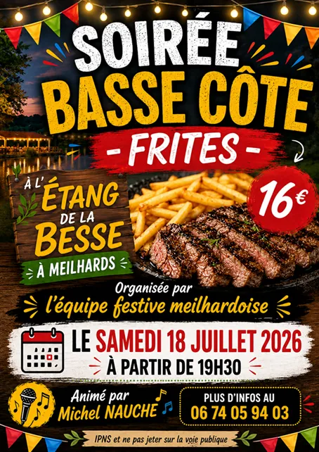 Soirée Basse-côte - Frites