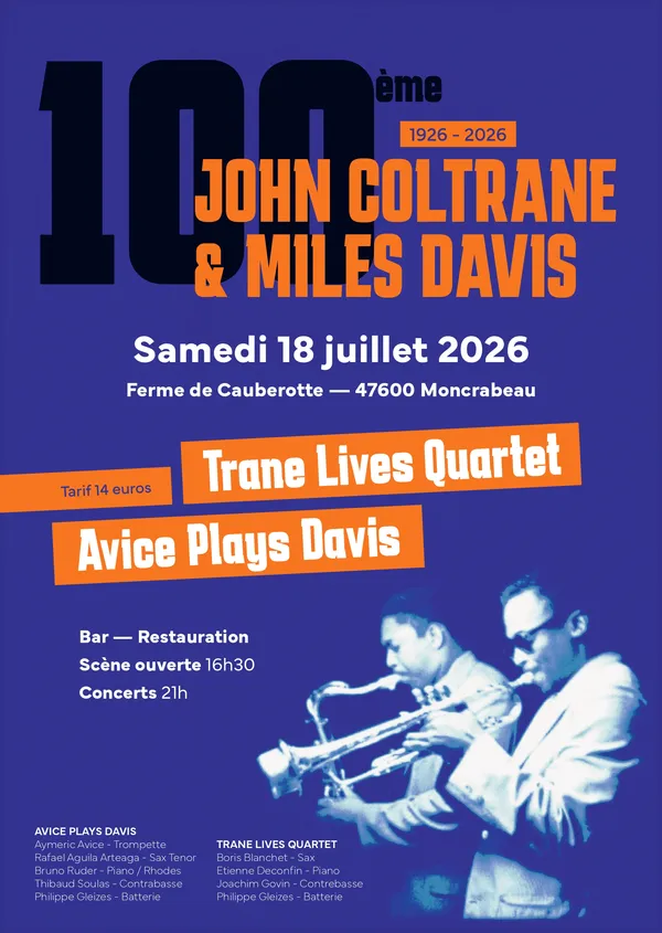100 ans - Hommage à John Coltrane et Miles Davis
