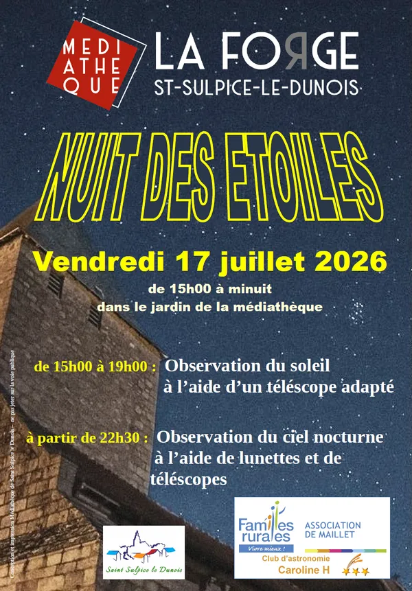 La nuit aux étoiles