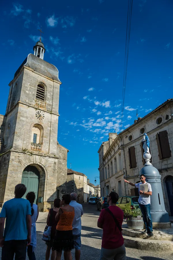 Balade patrimoine à Rions avec David Souny