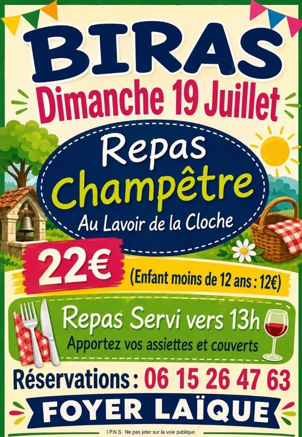 Repas champêtre