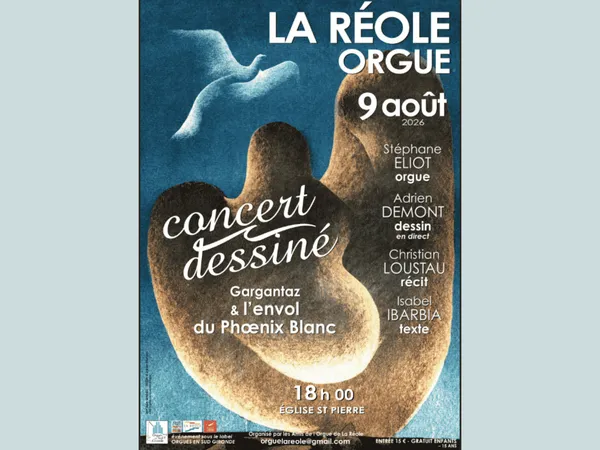 Concert dessiné Conte fantastique accompagné à l'orgue