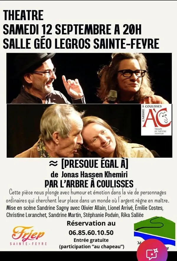 Théâtre : "Presque égal à"