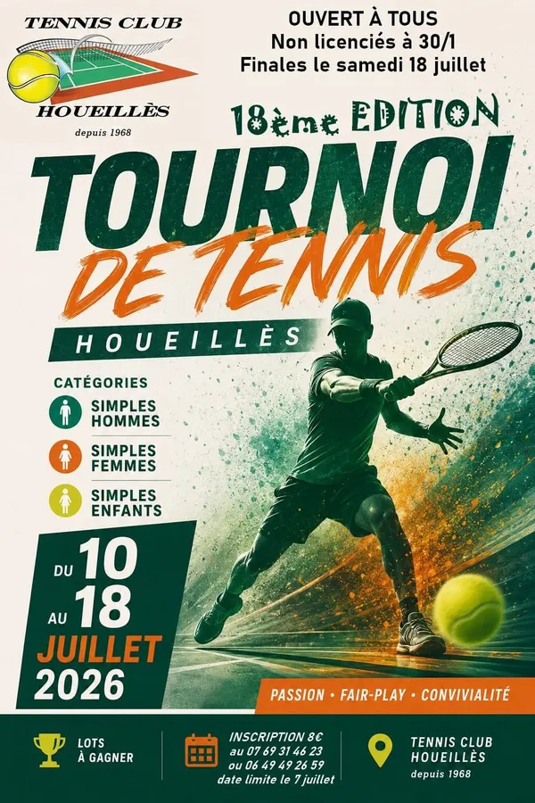 Tournoi de tennis 18 ° édition