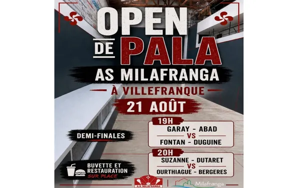 Open de pala : AS Milafranga
