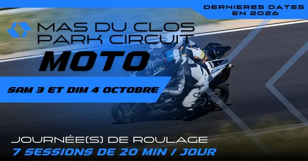 TRACKDAY MOTO Journées de roulage