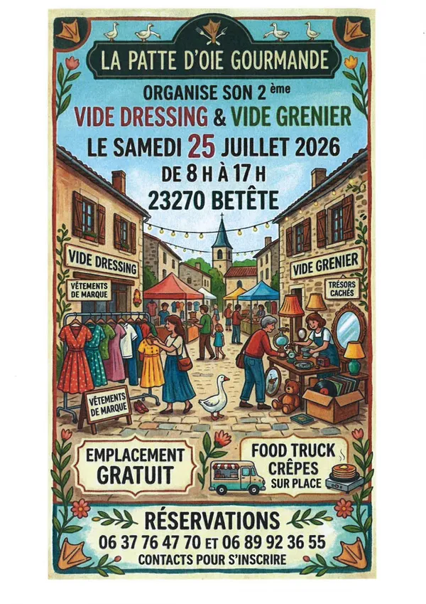 Vide grenier et vide dressing