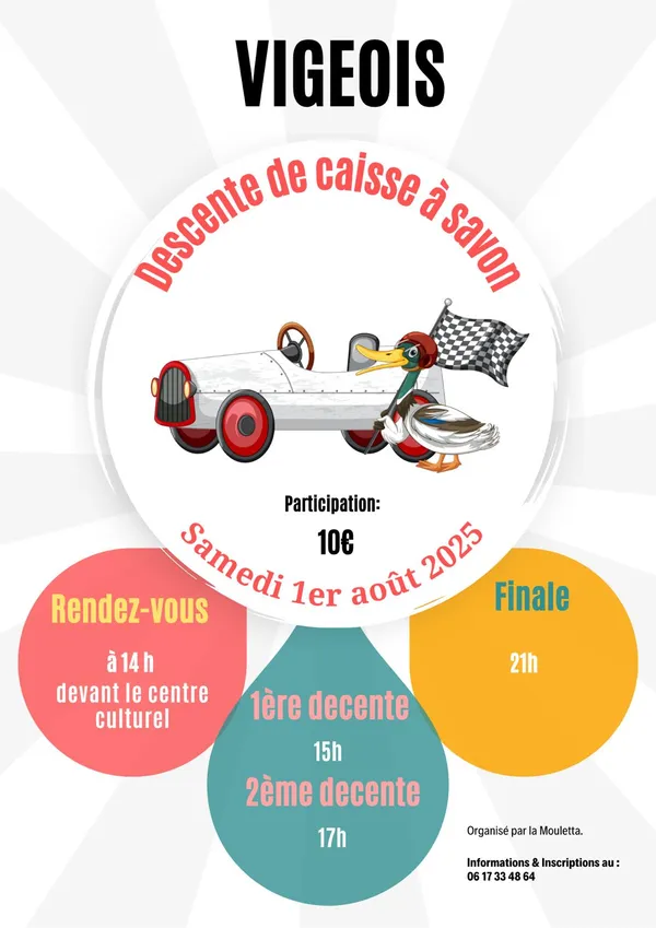 Descente de caisses à savon