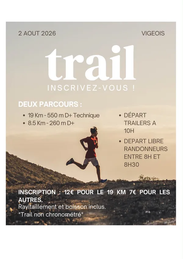 Trail de la fête à Vigeois