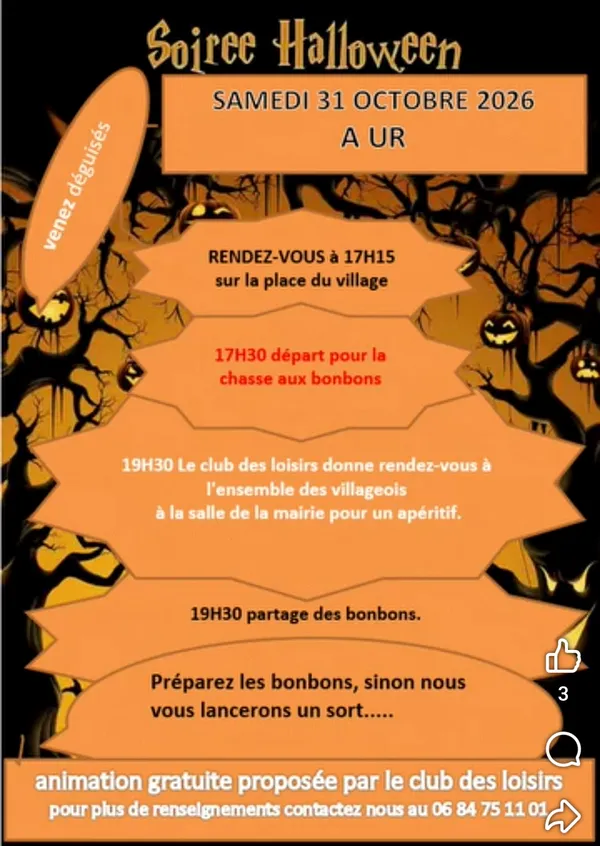 SOIREE HALLOWEEN A UR