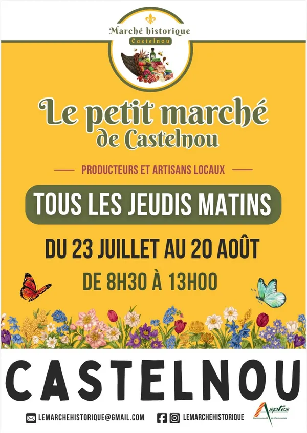 LE PETIT MARCHÉ DE CASTELNOU- LES JEUDIS MATINS