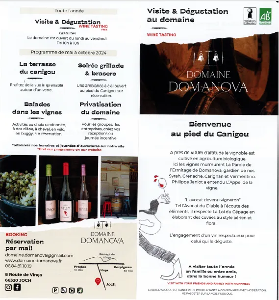 LES RENDEZ-VOUS VIGNERONS : DOMAINE DOMANOVA