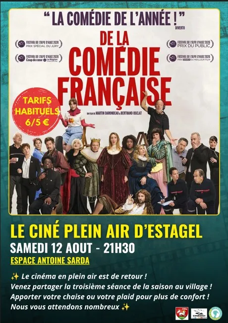 CINÉMA EN PLEIN AIR AVEC LE FILM DE LA COMÉDIE FRANҪAISE