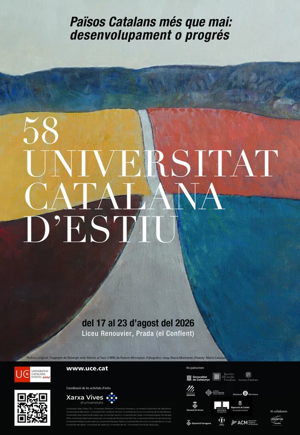 58A UNIVERSITAT CATALANA D'ESTIU PAÏSOS CATALANS MÉS QUE MAI: DESENVOLUPAMENT O PROGRÉS