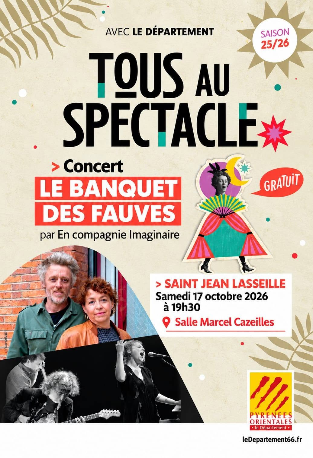 TOUS AU SPECTACLE - LE BANQUET DES FAUVES