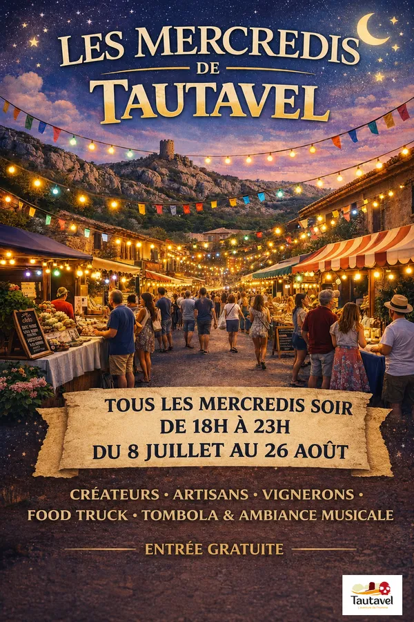LES MERCREDIS DE TAUTAVEL (MARCHÉ NOCTURNE)
