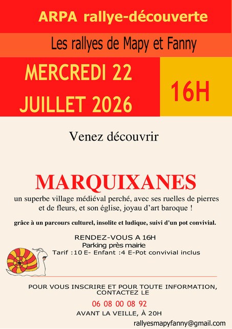 RALLYE DÉCOUVERTE MAPY ET FANNY