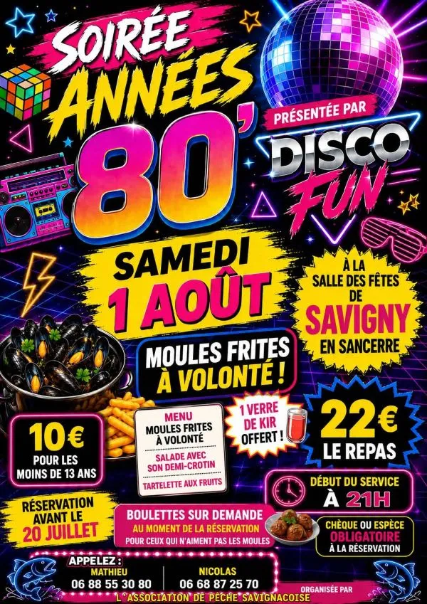 Soirée années 80'