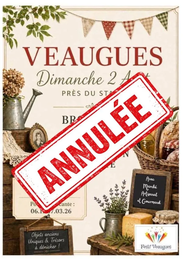 Annulation  - Brocante, Marché Artisanal