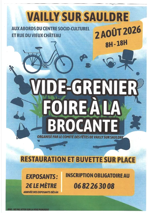 Vide grenier Foire à la Brocante