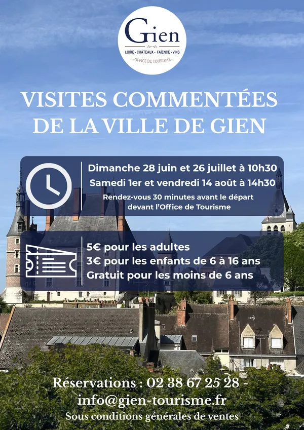 Visites Commentées de la Ville de Gien
