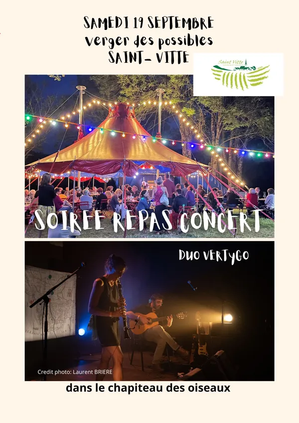 Soirée repas concert