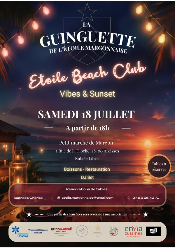 La Guinguette de l'Étoile Margonnaise - Étoile Beach Club