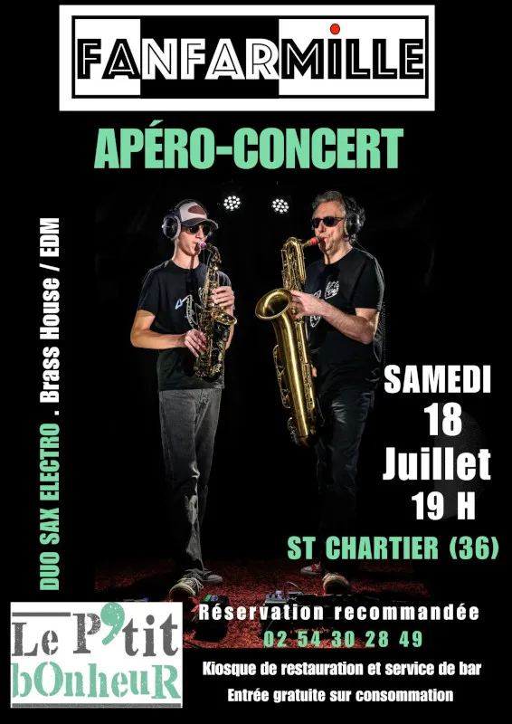 Apéro concert avec Fanfarmille Duo