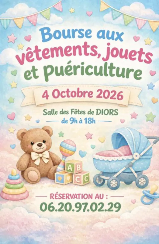 Bourse vêtements jouets puériculture