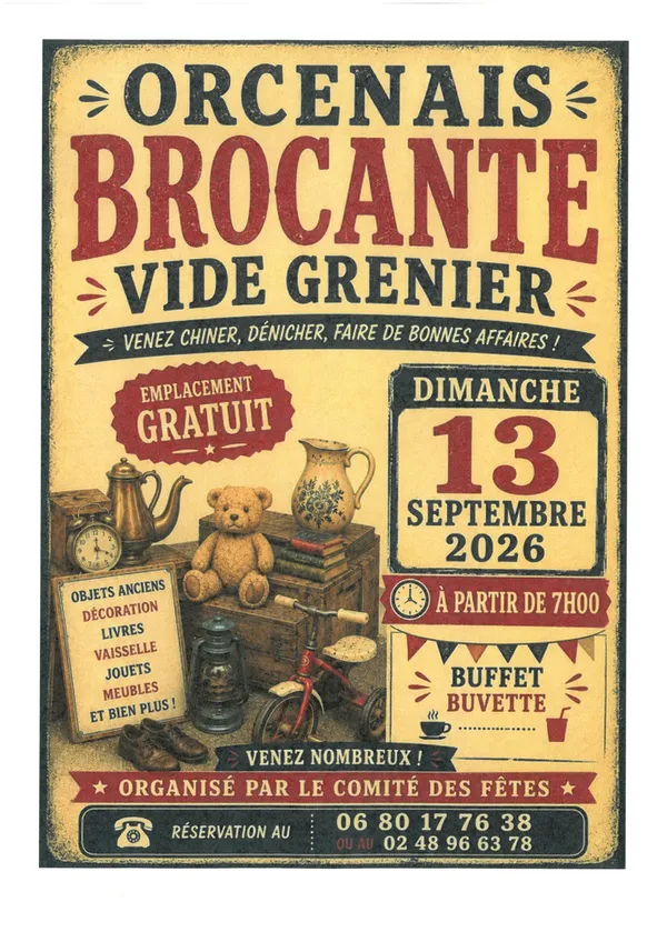 Brocante - Vide-grenier Orcenais