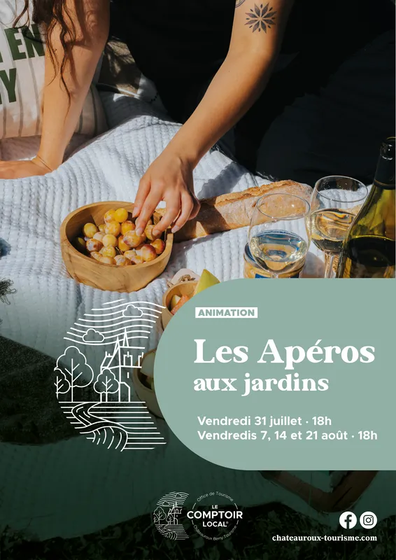 Les apéros au jardin : musée Bertrand