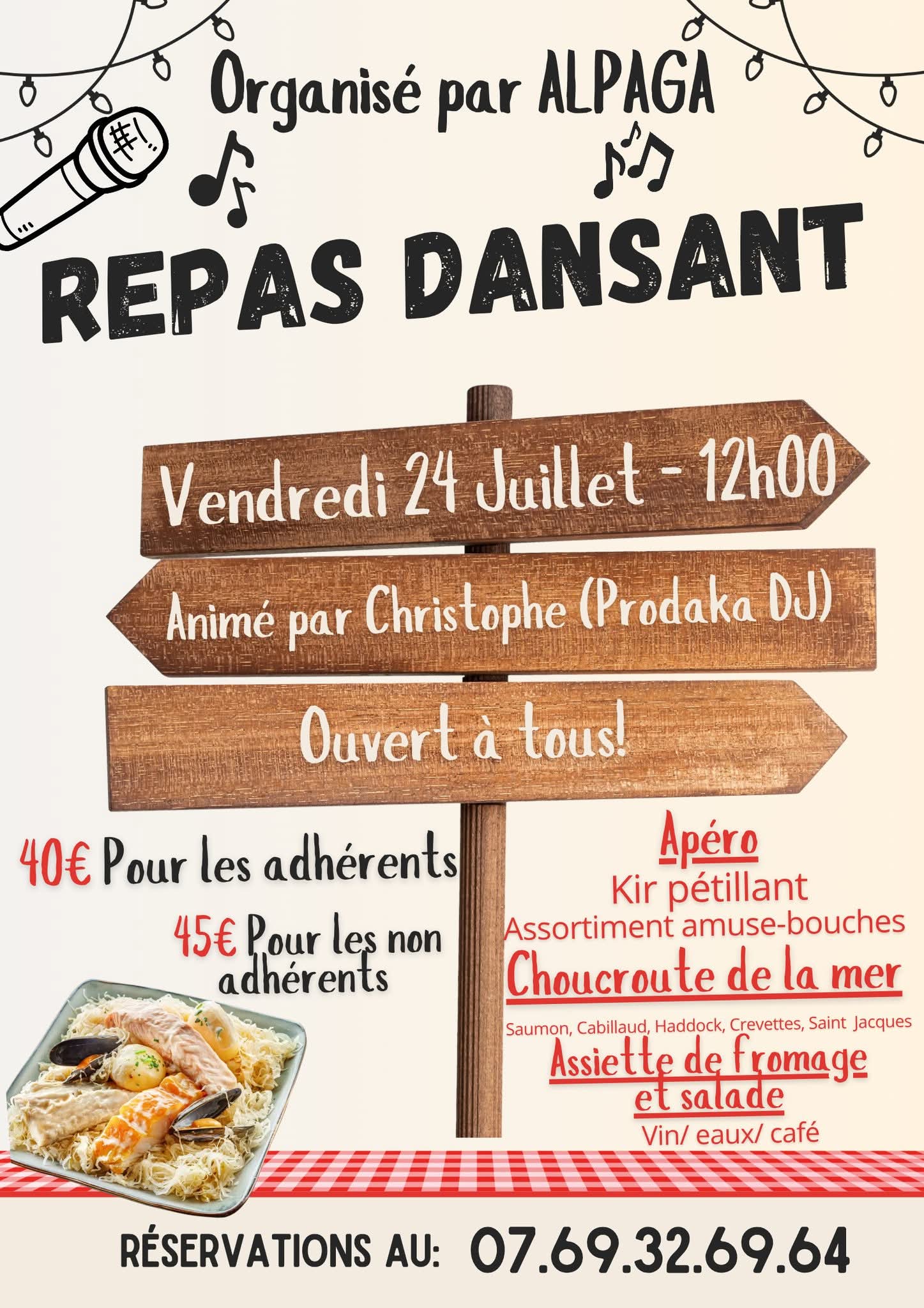 Repas dansant ALPAGA