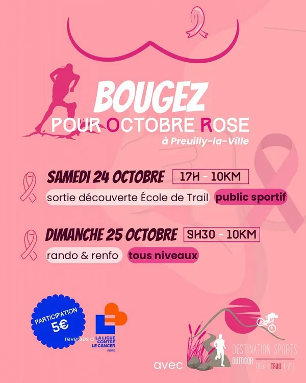 Bougez pour octobre rose