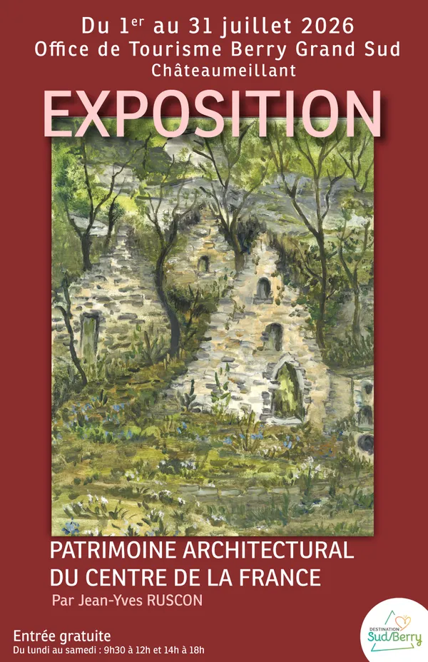 Exposition Patrimoine Architectural du centre de la France par JeanYves Ruscon