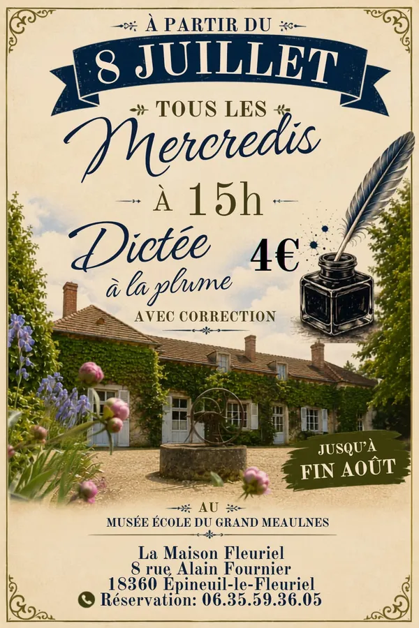 Dictée du mercredi à la Maison Ecole